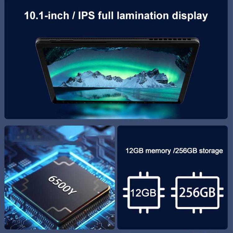Jumper EZpad V10 Plus Tablet PC, 8GB+256GB, 10.1 inch Windows 11 OS Intel Pentium Gold 6500Y Dual Core, US Plug, 12GB+256GB