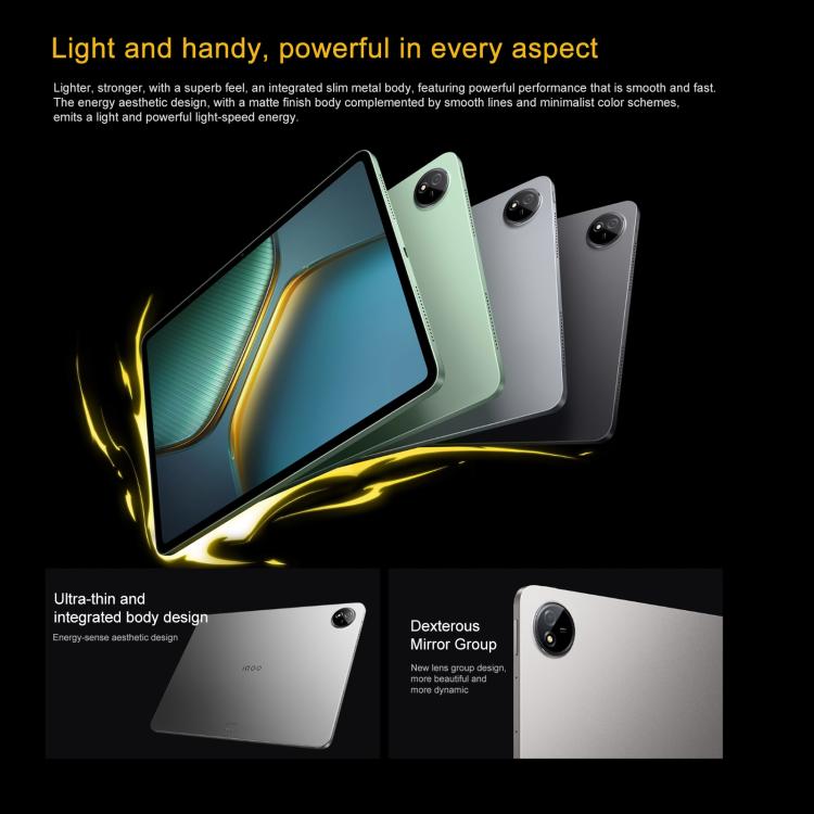 iQOO Pad5 12.1 inch Tablet PC, 8GB+128GB, OriginOS 5 MediaTek Dimensity 9300+ Octa Core, 8GB+128GB