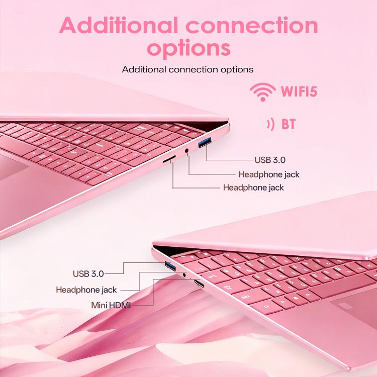 GXMO T152J 15.6 inch Laptop, No Memory, Windows 11 Pro Intel Celeron N5100 Quad Core, Support Fingerprint Unlock, US Plug, No Memory, US Plug