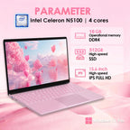 GXMO T152J 15.6 inch Laptop, 16GB+512GB, Windows 11 Pro Intel Celeron N5100 Quad Core, Support Fingerprint Unlock, US Plug, 16GB+512GB, US Plug