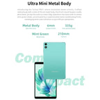 Teclast P85 Tablet PC 8 inch WiFi6, 3GB+64GB, Android 15 Allwinner A333 5-Core(Mint Green), P85