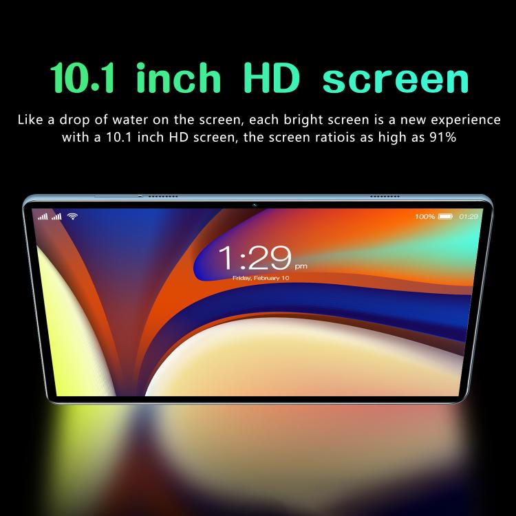 BDF P70 10.1 inch 4G LTE Tablet PC, 4GB+64GB, Android 10 MTK6750 Octa Core, Support Dual SIM, US Plug, 6GB+128GB, US Plug