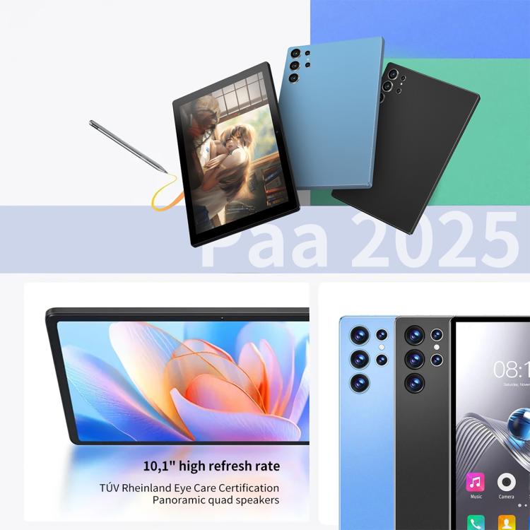 BDF H39 10.1 inch 4G LTE Tablet PC, 6GB+128GB, Android 10 MTK6750 Octa Core, Support Dual SIM, EU Plug, 8GB+256GB, EU Plug