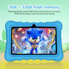 BDF T7 7 inch WiFi Kids Tablet PC with Silicone Case, 1GB+16GB, Android 8.1 MTK6735 Quad Core CPU, US Plug, 3GB+32GB