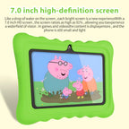 BDF T7 7 inch WiFi Kids Tablet PC with Silicone Case, 2GB+32GB, Android 8.1 MTK6735 Quad Core CPU, US Plug, 4GB+64GB