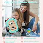 BDF 7 inch WiFi Kids Tablet PC with Nezha Silicone Case, 2GB+32GB, Android 8.1 MTK6735 Quad Core CPU, US Plug, 4GB+64GB