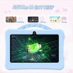 BDF 7 inch WiFi Kids Tablet PC with Portable Astronaut Silicone Case, 1GB+16GB, Android 8.1 MTK6735 Quad Core CPU, US Plug, 3GB+32GB