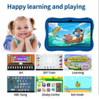 BDF 7 inch WiFi Kids Tablet PC with Spaceman Silicone Case, 1GB+16GB, Android 8.1 MTK6735 Quad Core CPU, US Plug, 3GB+32GB
