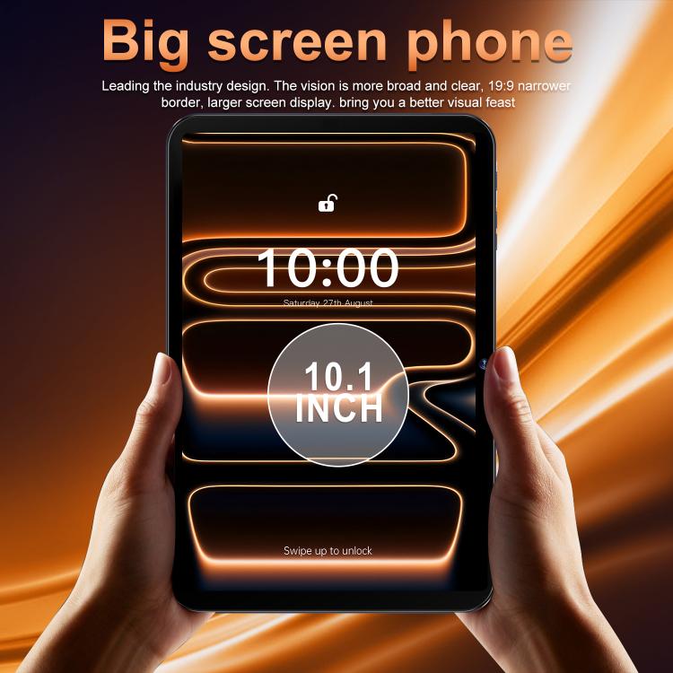 Tab 17 Pro 10.1 inch 4G LTE Tablet PC, 4GB+32GB, Android 10 MTK6755 Octa Core, US Plug, US Plug