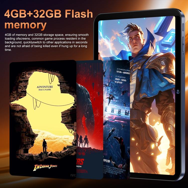 Tab 17 Pro 10.1 inch 4G LTE Tablet PC, 4GB+32GB, Android 10 MTK6755 Octa Core, EU Plug, EU Plug