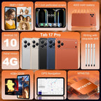 Tab 17 Pro 10.1 inch 4G LTE Tablet PC, 4GB+32GB, Android 10 MTK6755 Octa Core, UK Plug, UK Plug