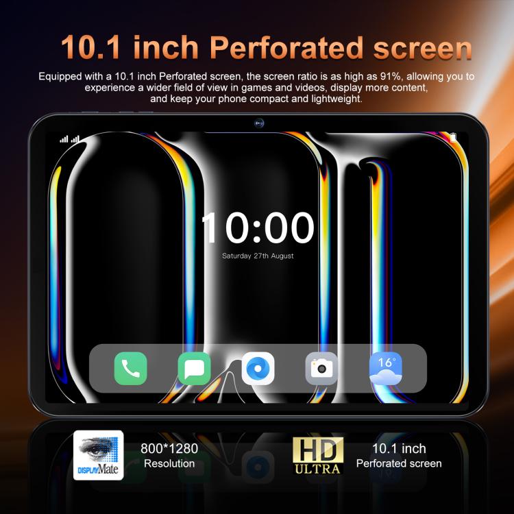 Tab 17 Pro 10.1 inch 4G LTE Tablet PC, 4GB+32GB, Android 10 MTK6755 Octa Core, UK Plug, UK Plug