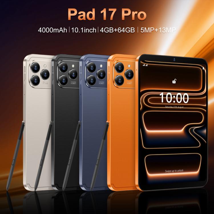 Pab 17 Pro 10.1 inch 4G LTE Tablet PC, 4GB+64GB, Android 10 MTK6755 Octa Core, AU Plug, AU Plug