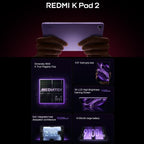 Xiaomi REDMI K Pad 2 8.8 inch, 16GB+512GB, HyperOS 3, MediaTek Dimensity 9500 Octa Core CPU, 16GB+512GB