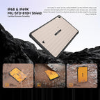 Ulefone Rugking Pad 2 Pro Rugged Tablet PC, 8GB+128GB, 10.1 inch Android 16 Unisoc T7250 Octa Core 4G Network, EU Plug, 8GB+128GB
