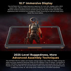 HOTWAV Tab R10 Pro IP68/IP69K Rugged Tablet, 8GB+256GB, 10.1 inch Android 14 Unisoc T606 Octa Core 4G Network, Global Version with Google Play, EU Plug, Tab R10 Pro