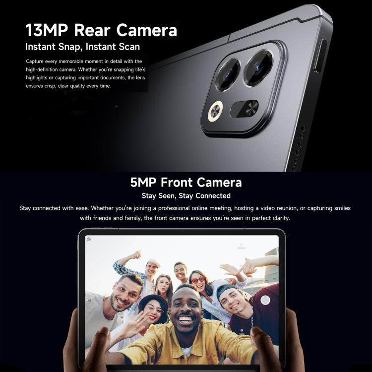 Ulefone Tab A12 Pro Tablet PC, 8GB+128GB, 12.2 inch Android 16 Unisoc T7300 Octa Core 4G Network, EU Plug, Tab A12 Pro