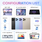 Pad 8 Pro 10.1 inch 4G LTE Tablet PC Combo Set, 4GB+32GB, Android 10 MT6755 Octa Core, with Keyboard / Mouse / Leather Case, US Plug, US Plug
