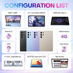 Pad 9 Pro 10.1 inch 4G LTE Tablet PC Combo Set, 4GB+32GB, Android 10 MT6755 Octa Core, with Keyboard / Mouse / Leather Case, AU Plug, AU Plug