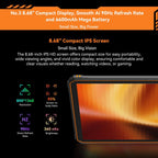 Blackview Active 5 4G Rugged Tablet, 8GB+128GB, 8.68 inch Android 14 Unisoc UMS9230E T615 Octa Core, Global Version with Google Play, Active 5