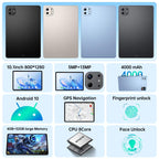 Pro 13 10.1 inch 4G LTE Tablet PC, 4GB+32GB, Android 10 MTK6755 Octa Core, US Plug, US Plug