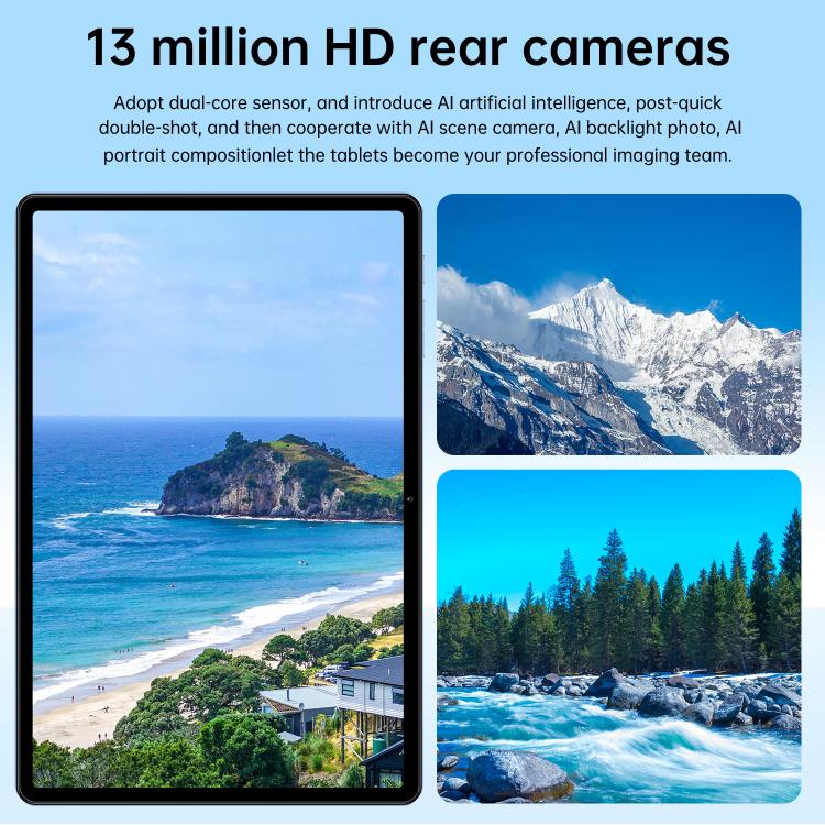Pro 13 10.1 inch 4G LTE Tablet PC, 4GB+32GB, Android 10 MTK6755 Octa Core, UK Plug, UK Plug