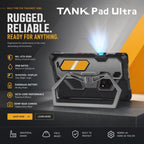 Unihertz 8849 Tank Pad Ultra Rugged Tablet PC & Projector, 16GB+512GB, 10.95 inch Android 15 Dimensity 8200 Octa Core 5G Network, EU Plug, Tank Pad Ultra