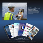 OUKITEL RT10 5G Network IP68/IP69K Rugged Tablet, 12GB+512GB, 11 inch Android 15 MTK Dimensity 7400X Support Dual SIM, EU Plug, RT10 12GB+512GB