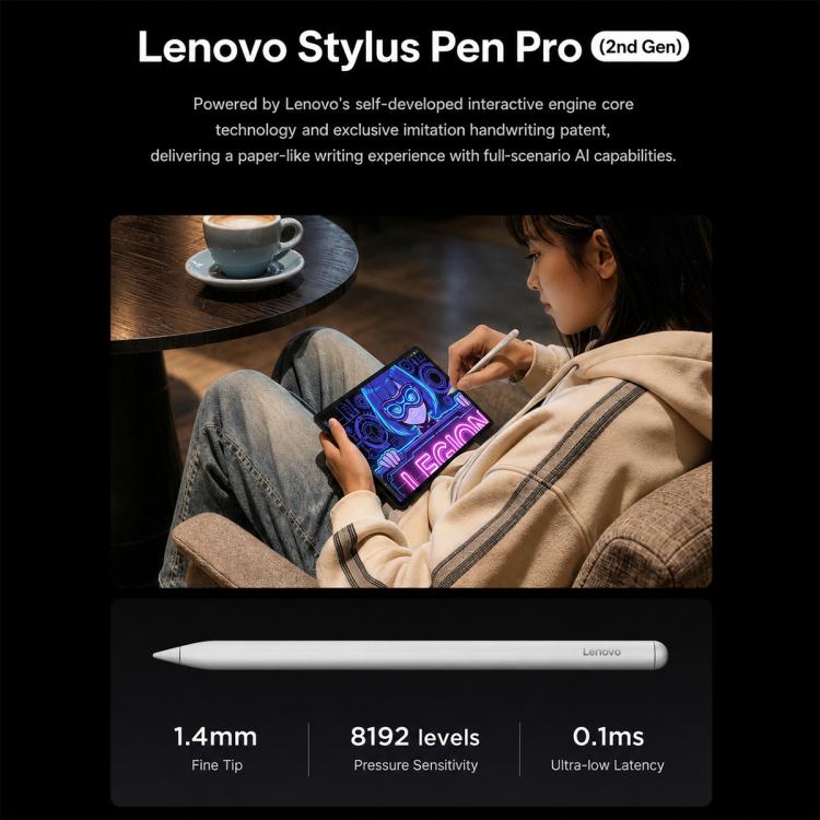 Lenovo LEGION Y900 11 AI Tablet, 11.1 inch Wi-Fi, 12GB+512GB, Android 16, Dimensity 9500s Octa Core, US Plug, 12GB+512GB