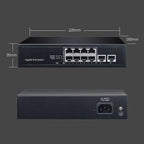 COMFAST CF-SG181P 10 Port Gigabit POE Ethernet Switch 20Gbps Backplane Bandwidth Monitoring