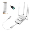 VONETS VAR600-H 600Mbps Wireless Bridge WiFi Repeater, With 4 Antennas + DC Adapter Set, With 4 Antennas + DC Adapter Set