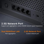 Xiaomi Router BE6500 WiFi 7 2.4GHz 5.0GHz Dual Band 4-Core 2.5G Port, US Plug, BE6500