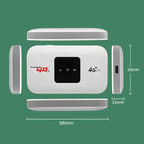 4G Mobile WiFi Portable SIM Card Router, Eurasian Version, Eurasian Version
