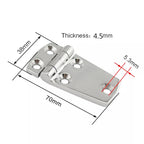 38x70mm 316 Stainless Steel Yacht RV Hinge Control Cabinet Hinge, 38x70mm
