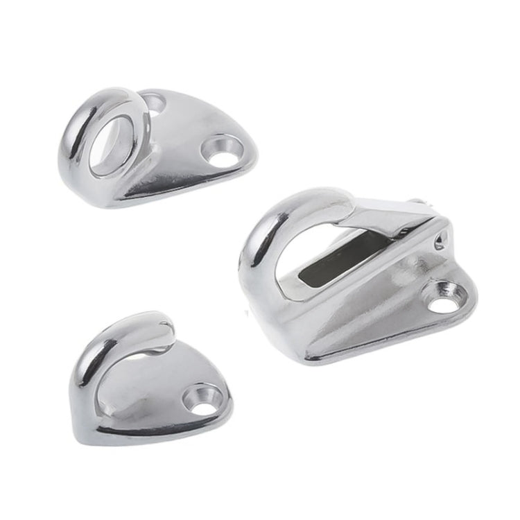 316 Stainless Steel Yacht Fender Hook Coat Hook with 2 x 2.9x13 Screws, with 2 x 2.9x13 Screws