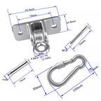 304 Stainless Steel Sandbag Buckle Ring Swing Fixed Holder, with Nut Carabiner, with Nut Carabiner