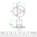 316 Stainless Steel Yacht Outlet Drain Valve with Screw, Yacht Outlet Drain Valve