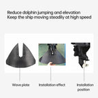 Outboard Motor Wave Pressure Board Sliding Wing Tail for 15 to 300HP Outdrive Stabilizer, For 15 to 300HP Outdrive Stabilizer