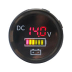 12 / 24V Car / Boat Battery Measurement Meter 5-30V Voltage and Electricity Meter, 5-30V Voltage and Electricity Meter