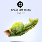 Fish Style EVA Material Summer Beach Sandals Simulation Fish Beach Slippers for Men, Size: 41#, Size: 41#