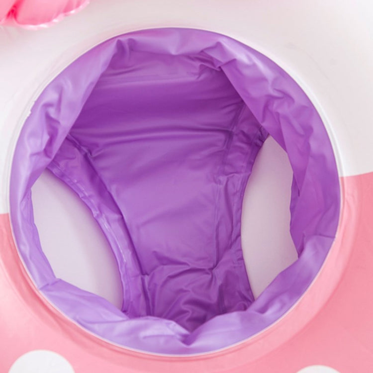 Baby Cartoon Inflatable Swimming Ring Lifesaving Ring Axillary Ring Suitable for Children Aged 2-6, Size: 86x65cm, Size: 86x65cm (Black Red), Size: 86x65cm (Pink + White)