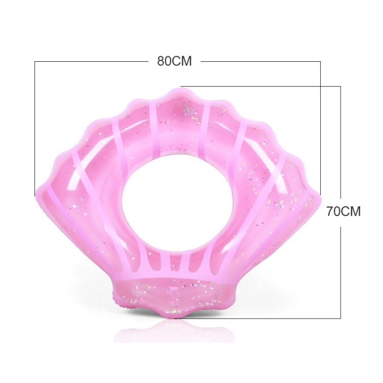 Shell Shape Inflatable Swimming Ring Lifesaving Ring Axillary Ring, Size: S,70x80cm, Size: 70x80cm(Pink), Size: 70x80cm(Blue)