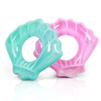 Shell Shape Inflatable Swimming Ring Lifesaving Ring Axillary Ring, Size: S,70x80cm, Size: 70x80cm(Pink), Size: 70x80cm(Blue)