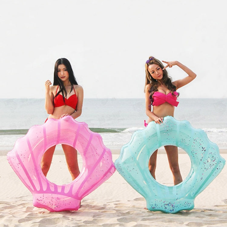 Shell Shape Inflatable Swimming Ring Lifesaving Ring Axillary Ring, Size: S,70x80cm, Size: 70x80cm(Pink), Size: 70x80cm(Blue)