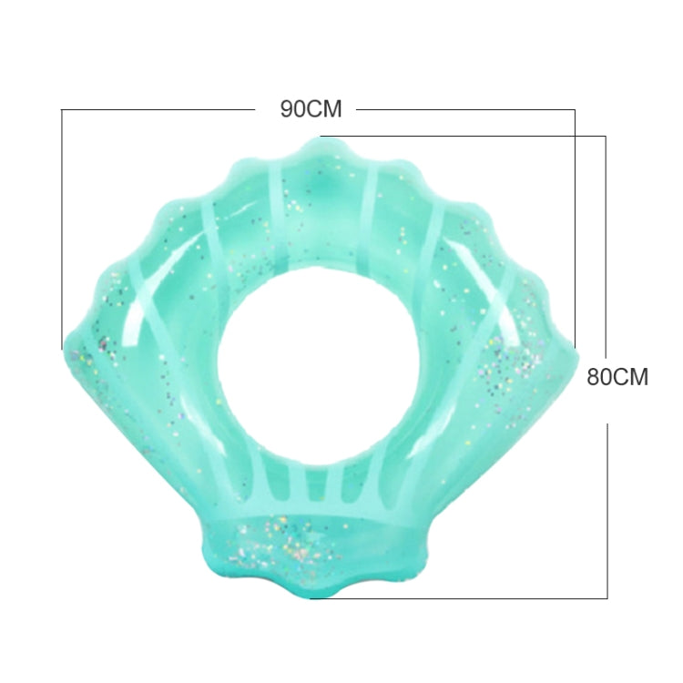 Shell Shape Inflatable Swimming Ring Lifesaving Ring Axillary Ring, Size: M,80x90cm, Size: 80x90cm(Pink), Size: 80x90cm(Blue)