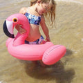 Kids Summer Water Fun Inflatable Flamingo Shaped Pool Ride-on Swimming Ring Floats, Outer Diameter: 87cm, Outer Diameter: 87cm, Watermelon Shaped, Blue Toucan Shaped