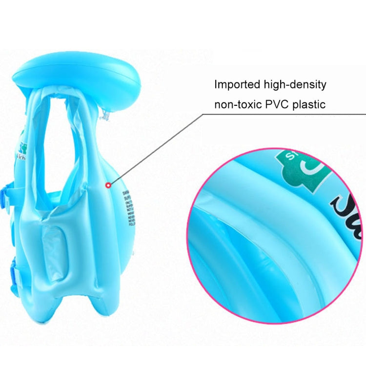 2 PCS C Code Children Float Inflatable Life Jacket Swimsuit, Size: Small, Random Color Delivery, Size: S