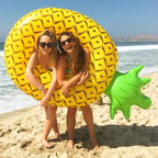 Inflatable Pineapple Shaped Swimming Ring, Inflated Size: 155 x 95cm, Pineapple Ring