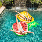 Inflatable Watermelon Shaped Swimming Ring, Inflated Size: 114 x 114cm, Watermelon Ring