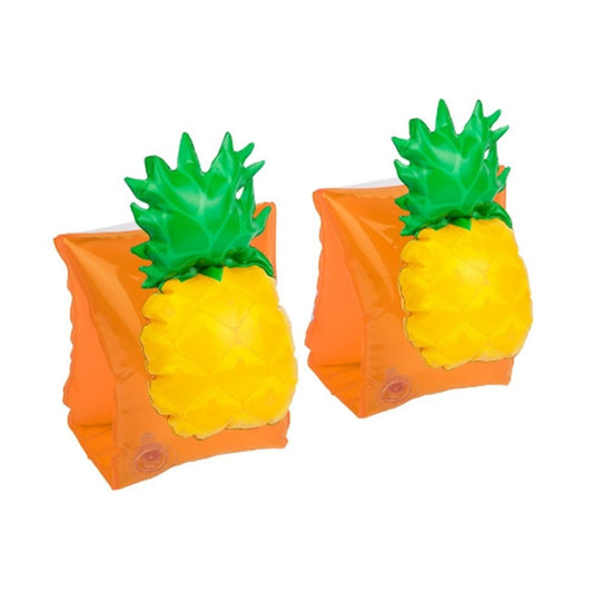 Children Inflatable Pineapple Shape Arm Bands Floatation Sleeves Water Wings Swimming Floats, Pineapple Shape